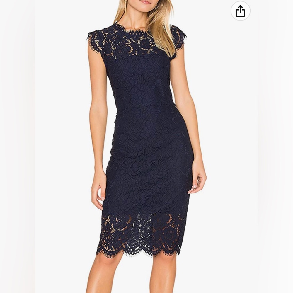 NWT Merokeety Women's Sleeveless Lace Floral Elegant Cocktail Dress